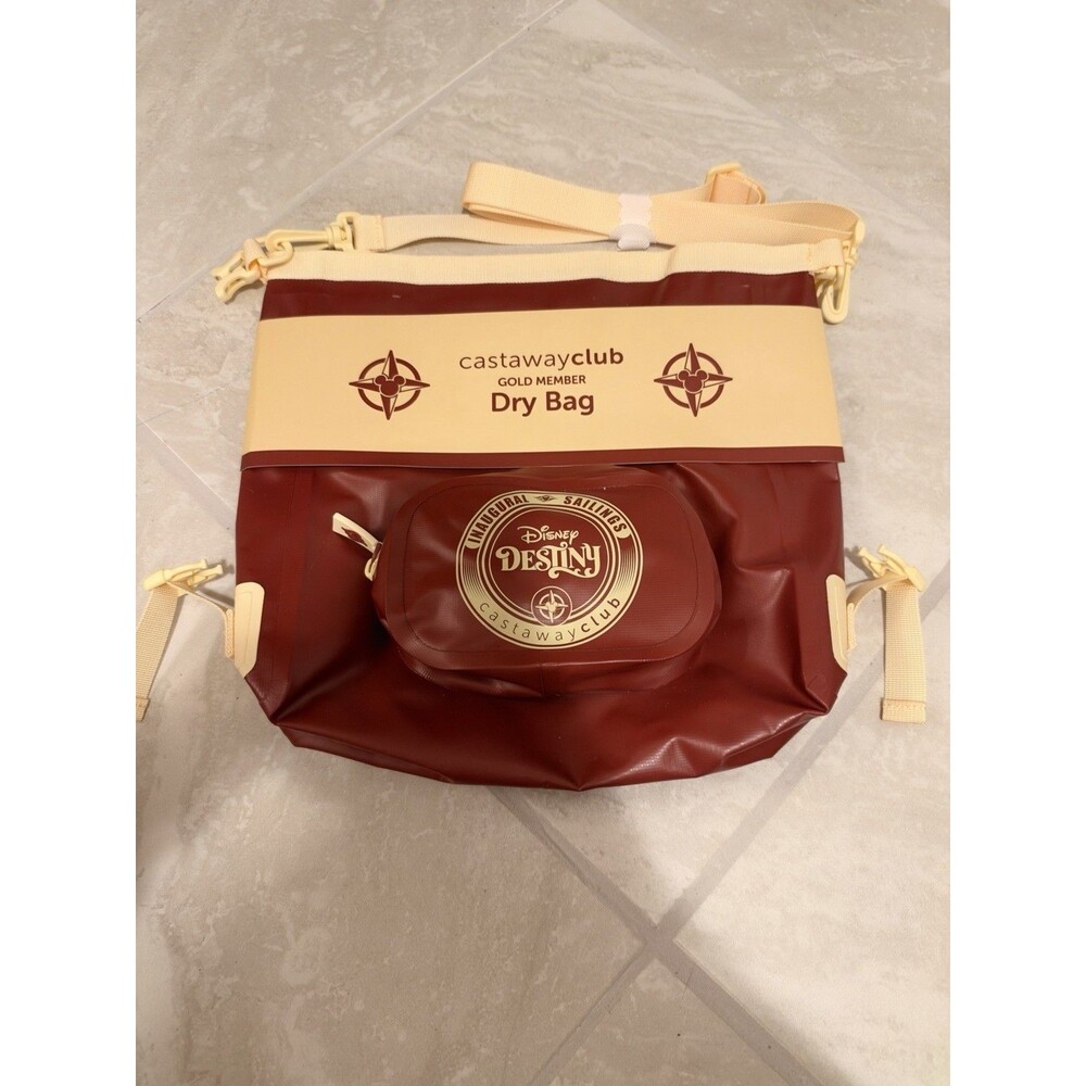 Disney Disney Destiny Castaway Club Inaugural Sailing Large Shoulder wet/dry bag